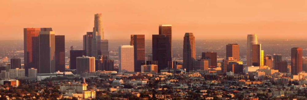 Los Angeles Sunset art print by Daniel Stein for $57.95 CAD