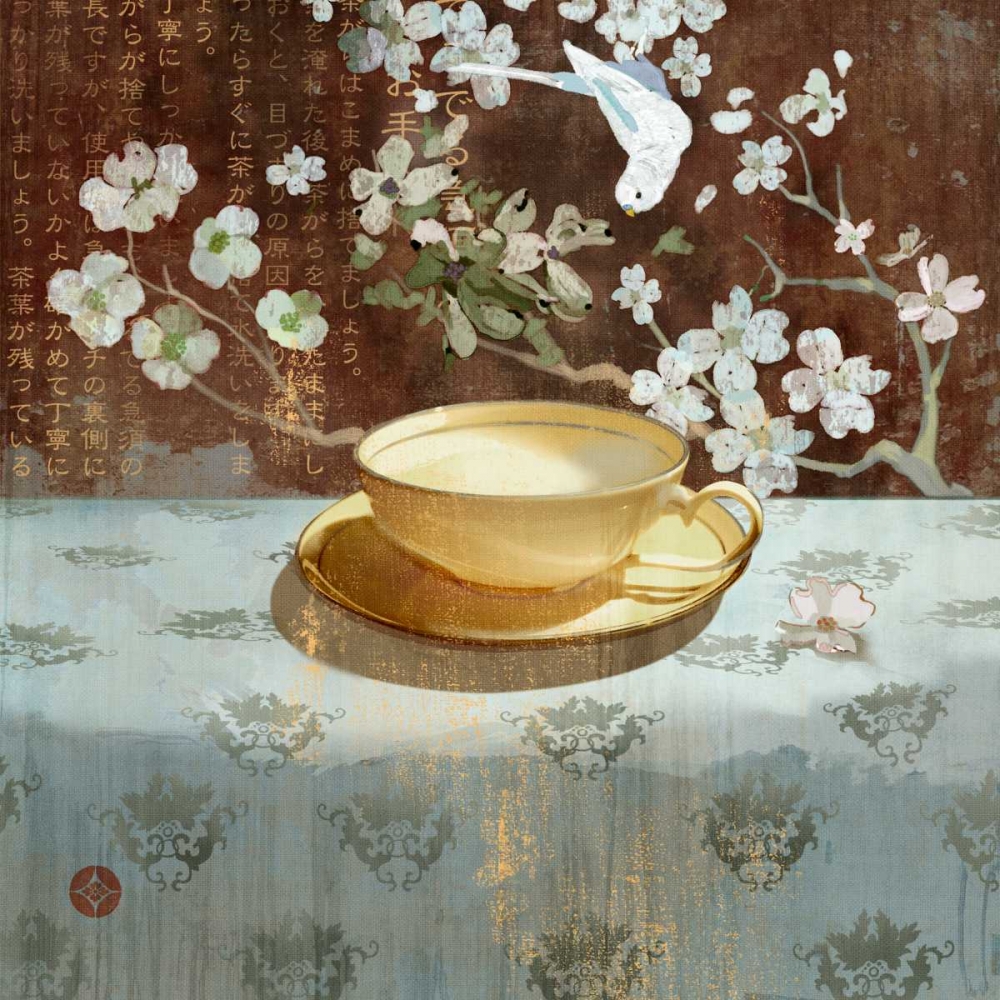 Regency Tea Cup art print by Evelia Designs for $57.95 CAD
