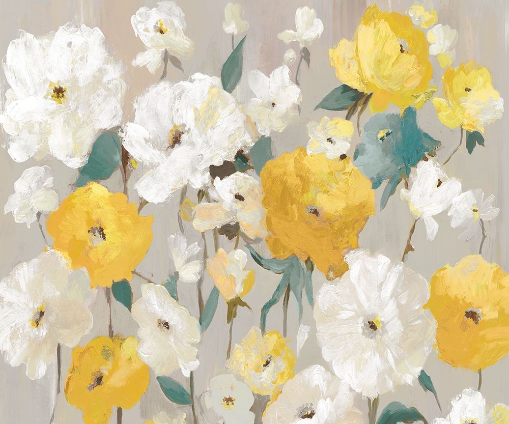 Yellow Bouquet  art print by Ella K for $57.95 CAD