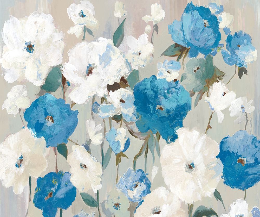 Blue Bouquet art print by Ella K for $57.95 CAD