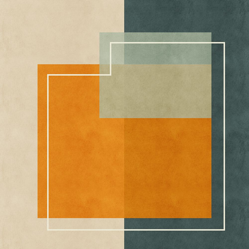 Orange Squares art print by Sarah Leonard for $57.95 CAD