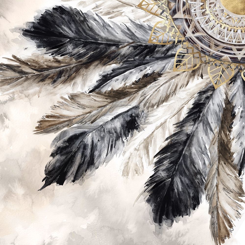 Necklace of Feathers II art print by Eva Watts for $57.95 CAD