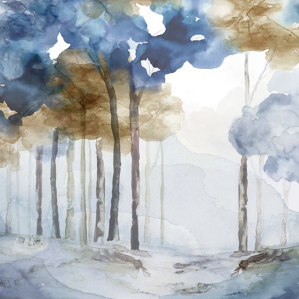 In the Blue Forest I  art print by Eva Watts for $57.95 CAD