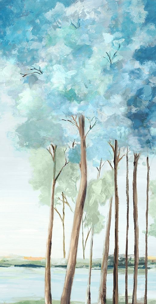 Azure Land II art print by Eva Watts for $57.95 CAD