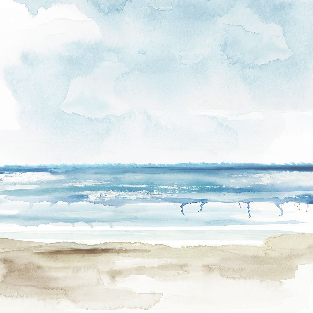 Watercolour Tide art print by Eva Watts for $57.95 CAD