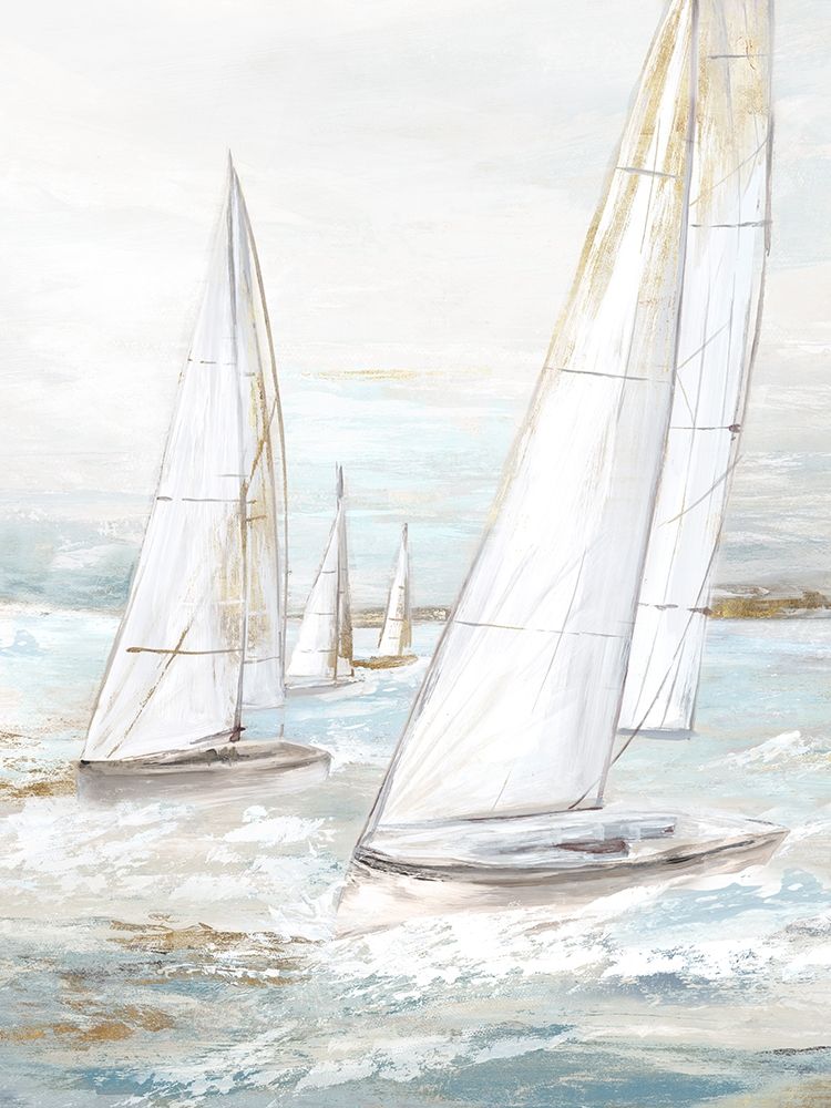 Windswept Sails II art print by Eva Watts for $57.95 CAD