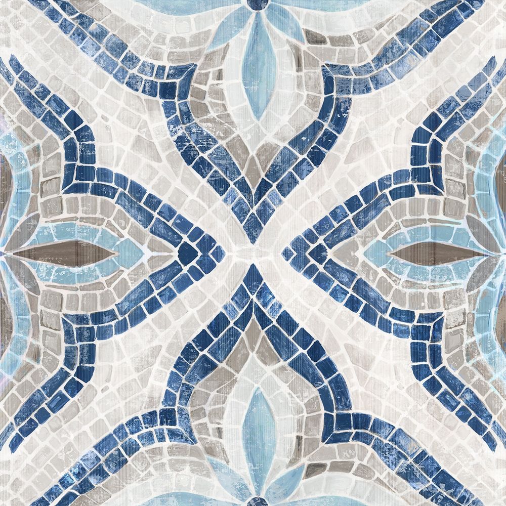 Blue Morrocan Tile art print by Eva Watts for $57.95 CAD