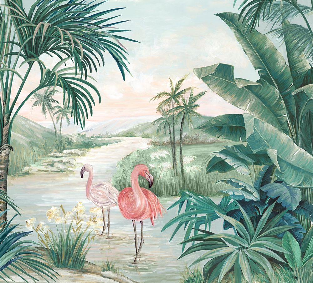 Flamingo Dream art print by Eva Watts for $57.95 CAD