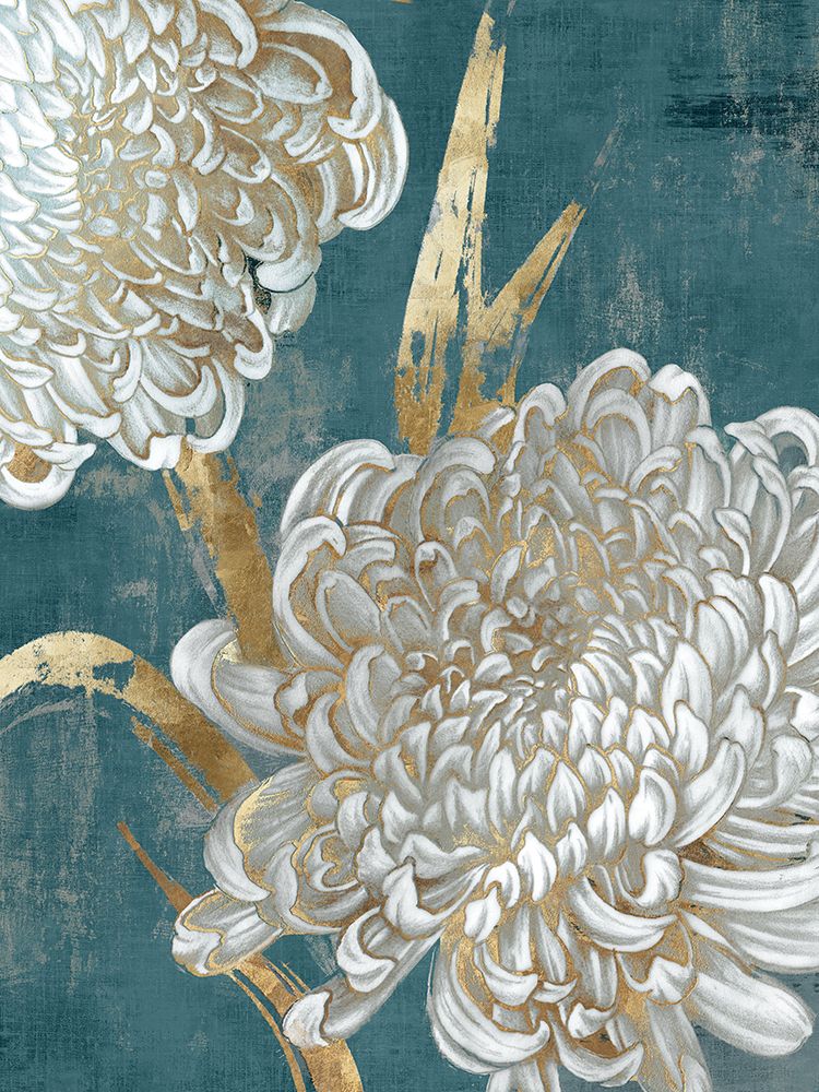 Golden Grace II Blue Version art print by Eva Watts for $57.95 CAD