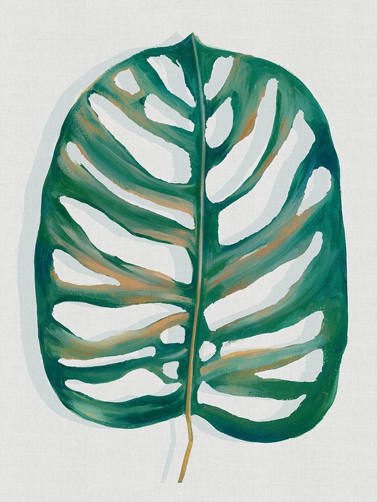 Modern Tropic Leaf I  art print by Eva Watts for $57.95 CAD