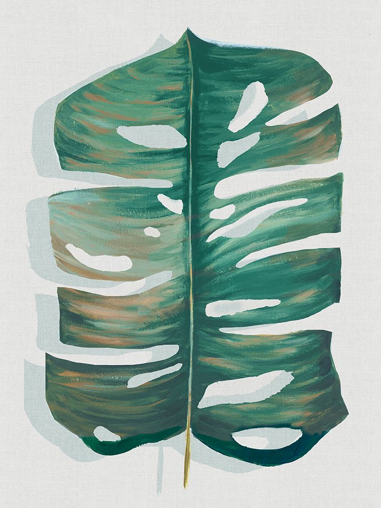 Modern Tropic Leaf III art print by Eva Watts for $57.95 CAD