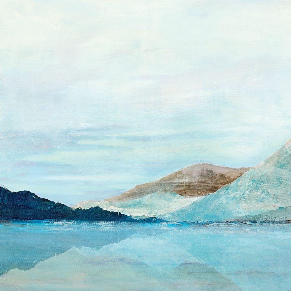 Coastal Mountains  art print by Isabelle Z for $57.95 CAD