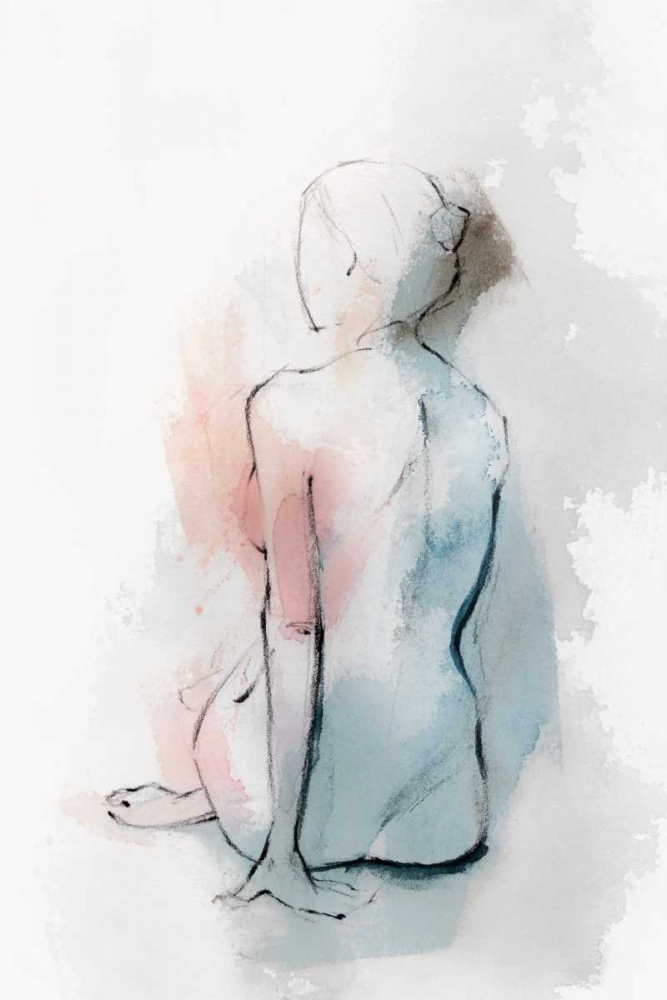 Pastel Woman II art print by Isabelle Z for $57.95 CAD