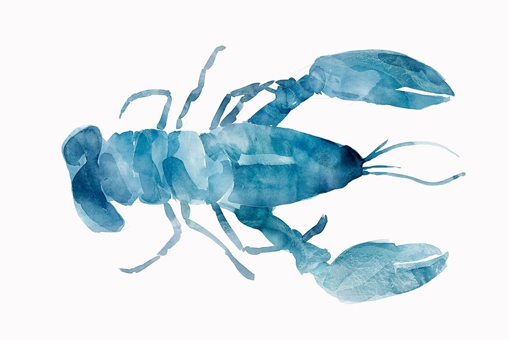 Blue Lobster art print by Isabelle Z for $57.95 CAD