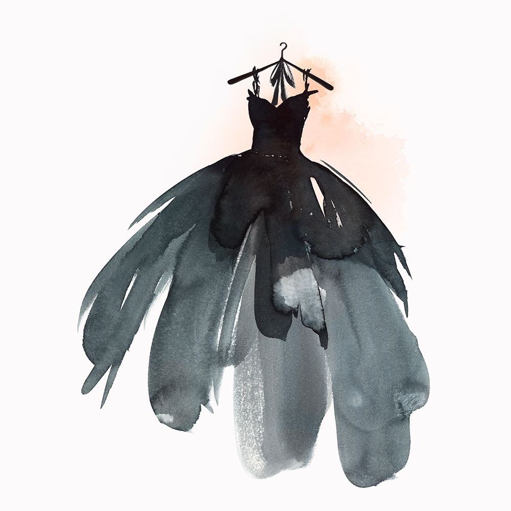Little Black Dress I  art print by Isabelle Z for $57.95 CAD