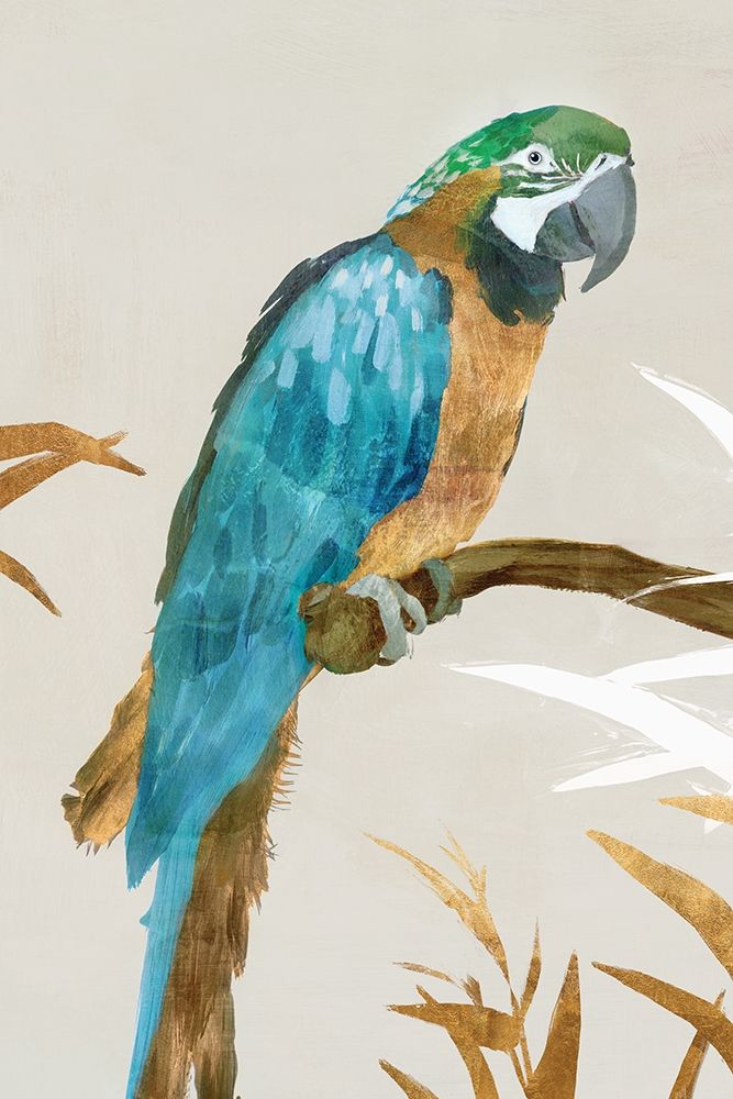 Blue Parrot I art print by Isabelle Z for $57.95 CAD