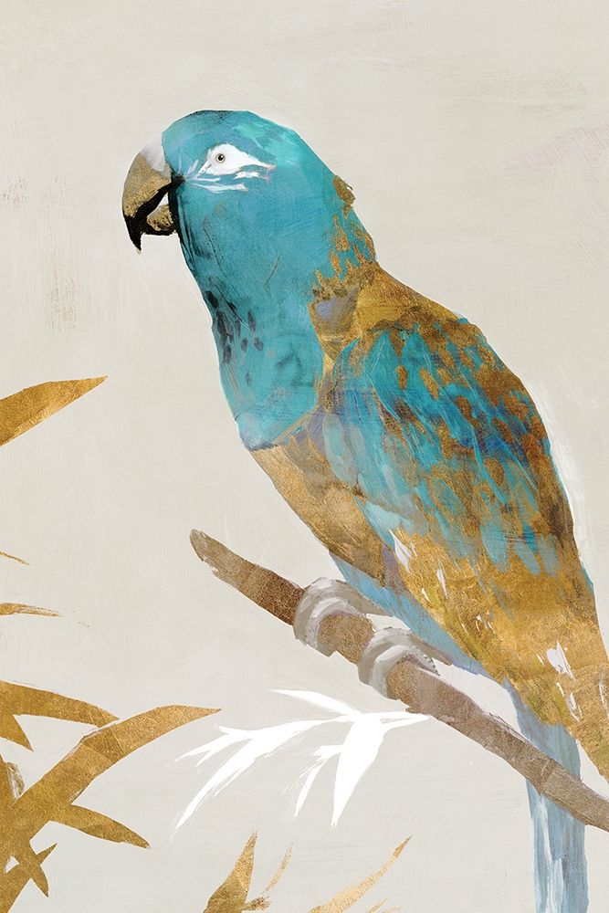 Blue Parrot II art print by Isabelle Z for $57.95 CAD