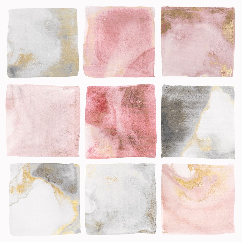 Blush Squares II  art print by Isabelle Z for $57.95 CAD