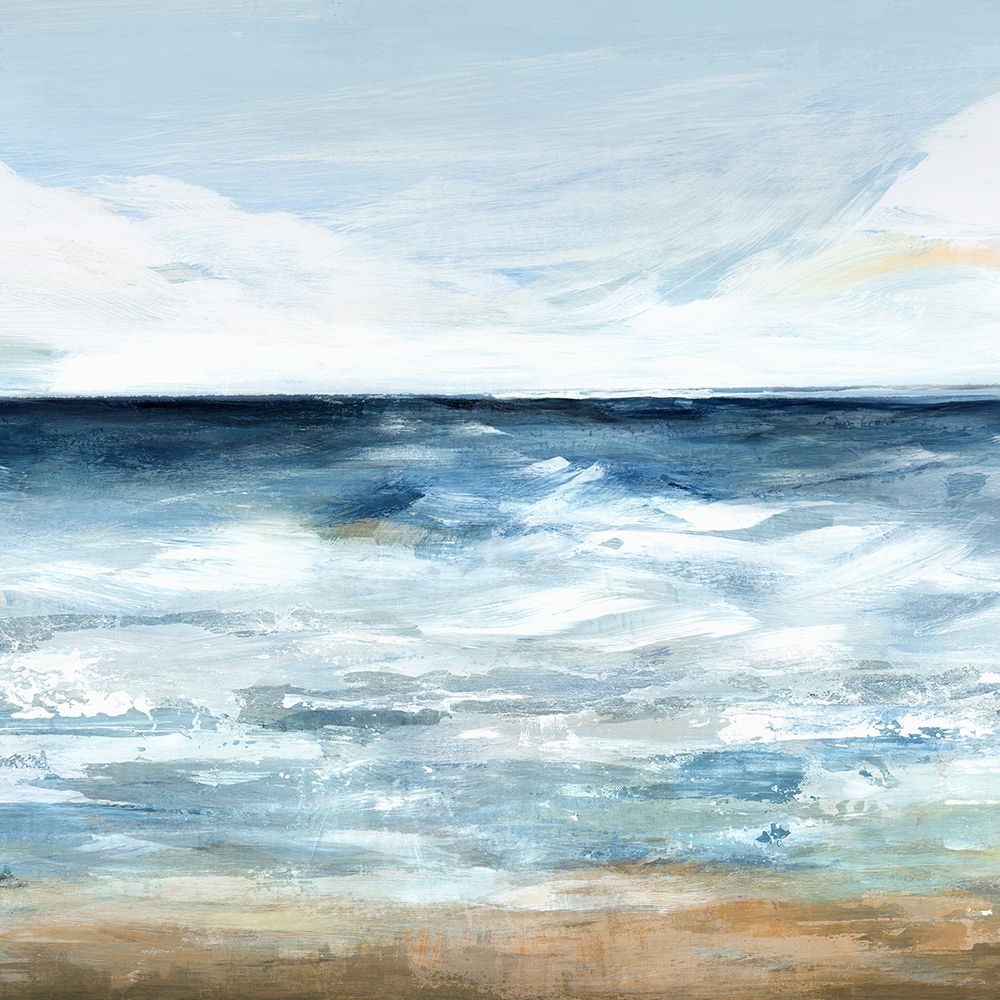 Blue Ocean I  art print by Isabelle Z for $57.95 CAD