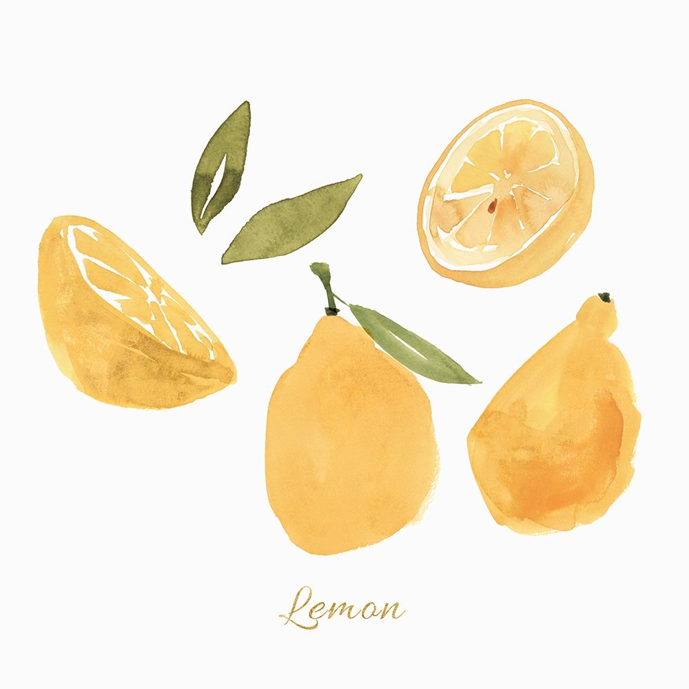 Fresh Lemons art print by Isabelle Z for $57.95 CAD