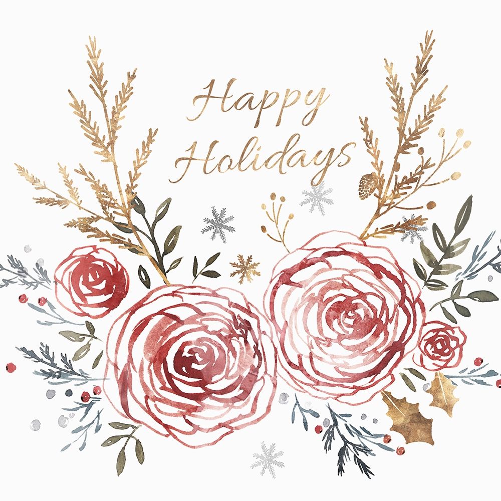 Happy Holiday  art print by Isabelle Z for $57.95 CAD