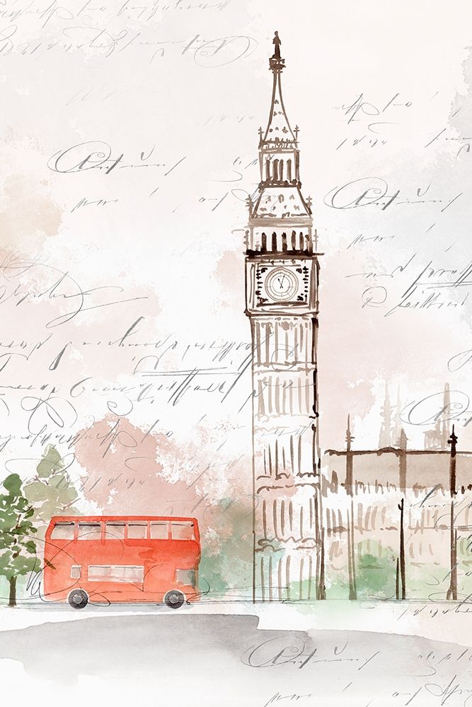 Big Ben London art print by Isabelle Z for $57.95 CAD