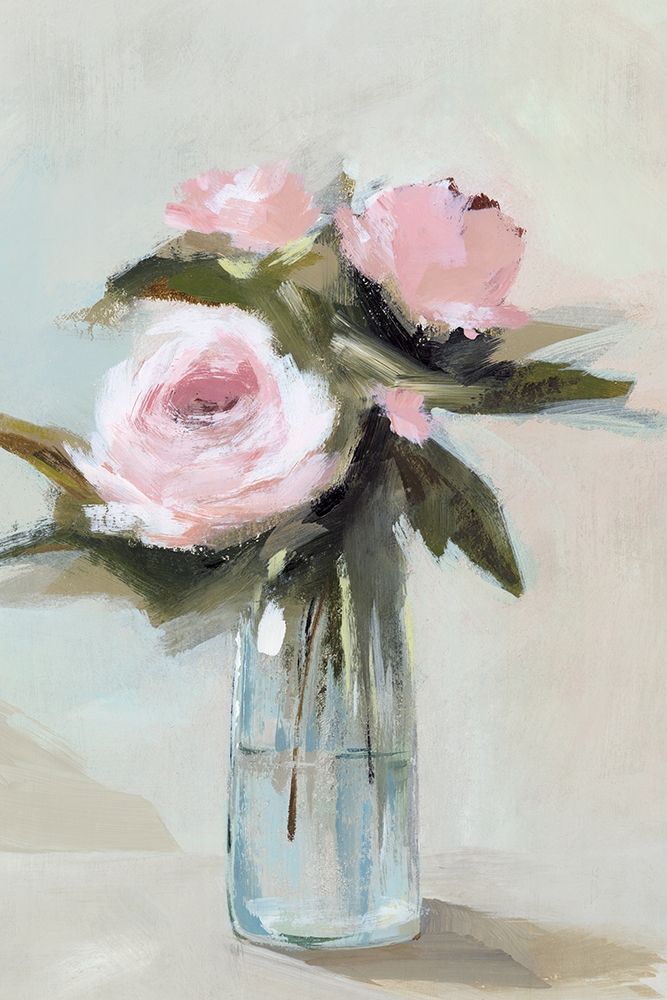 Peonies in a Vase I  art print by Isabelle Z for $57.95 CAD