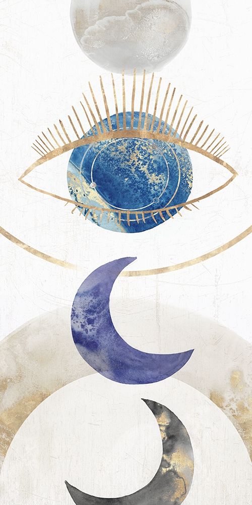 Crescent Moon II  art print by Isabelle Z for $57.95 CAD