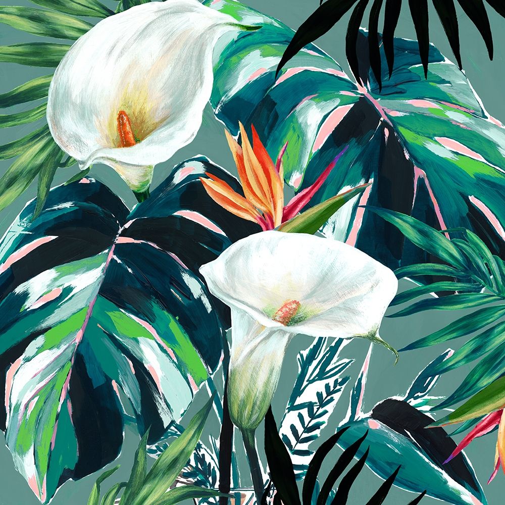 White Lily Paradise  art print by Isabelle Z for $57.95 CAD