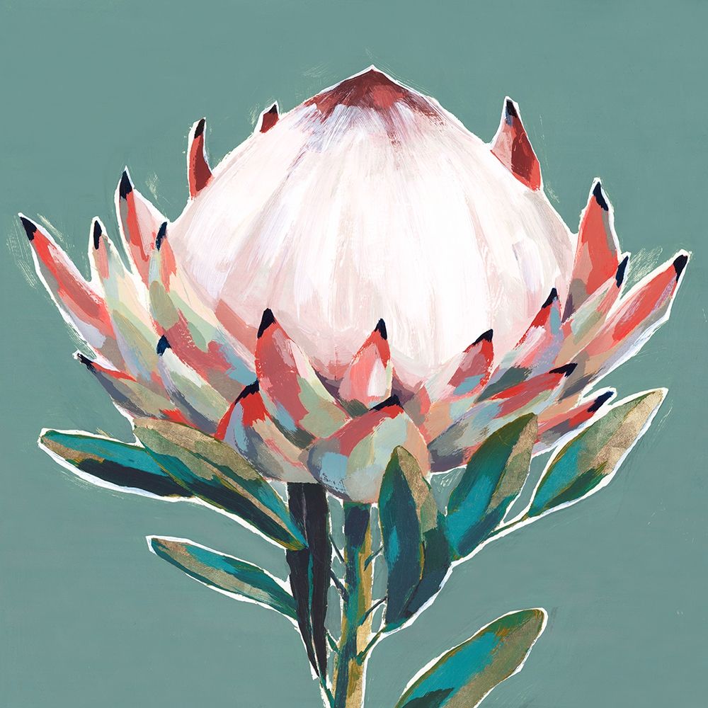Blooming King Protea  art print by Isabelle Z for $57.95 CAD