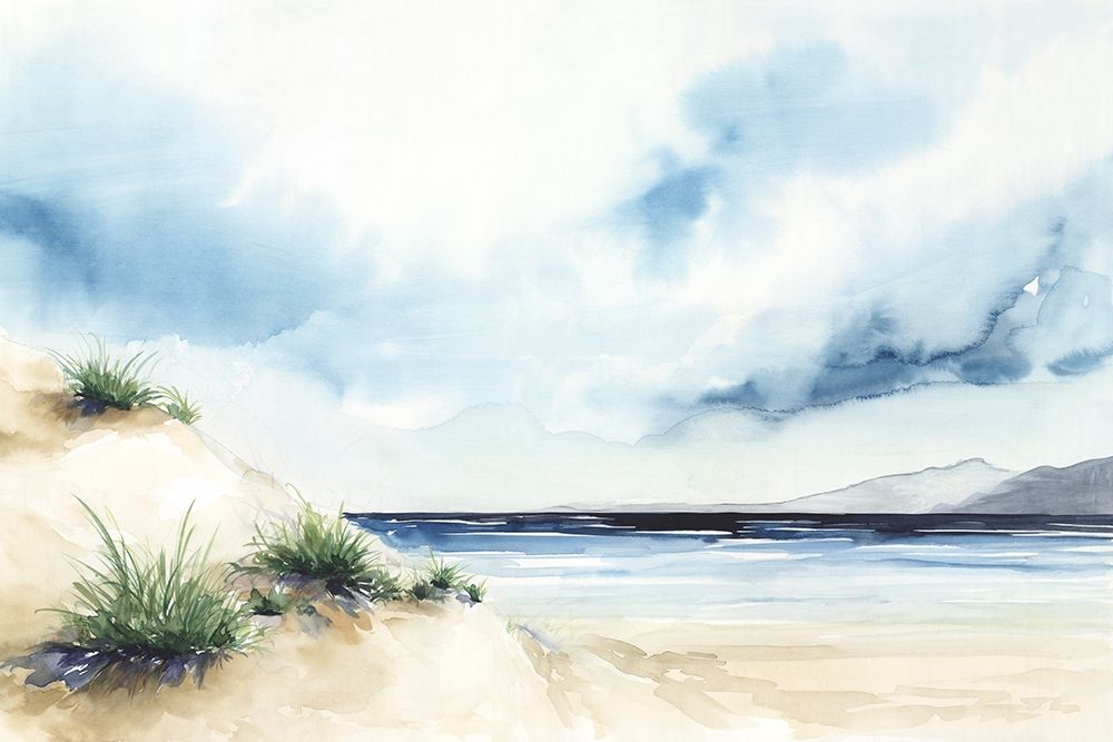 Sandy Beach I art print by Isabelle Z for $57.95 CAD
