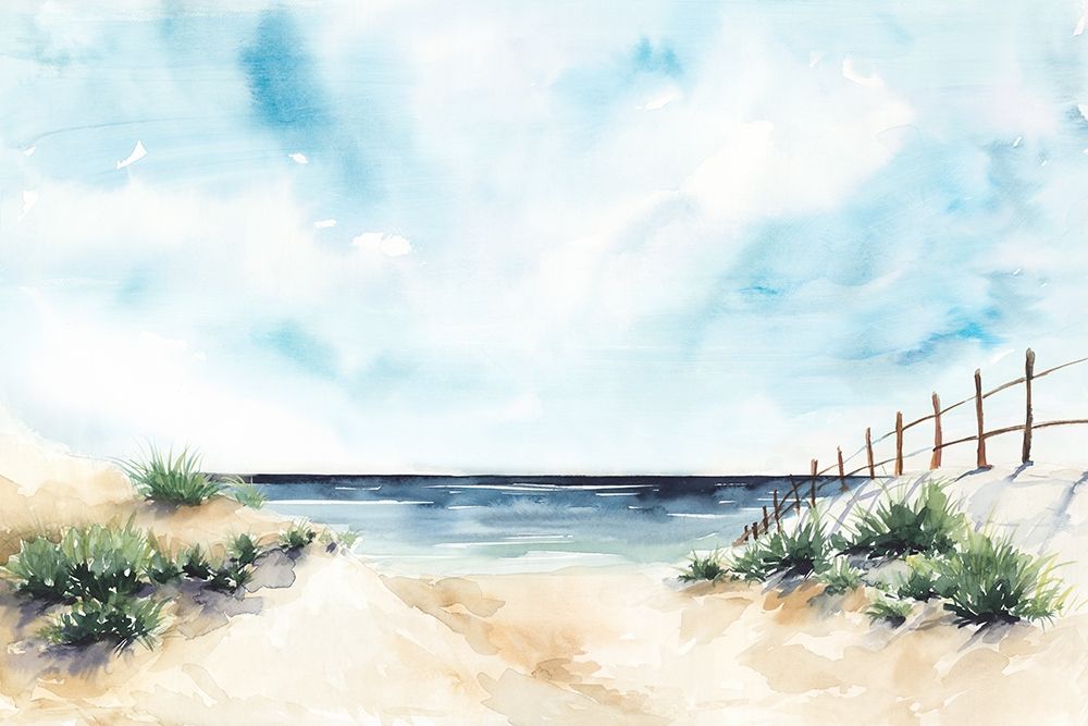 Sandy Beach II art print by Isabelle Z for $57.95 CAD