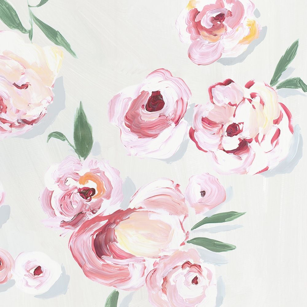 Pink Rose Garden II art print by Isabelle Z for $57.95 CAD