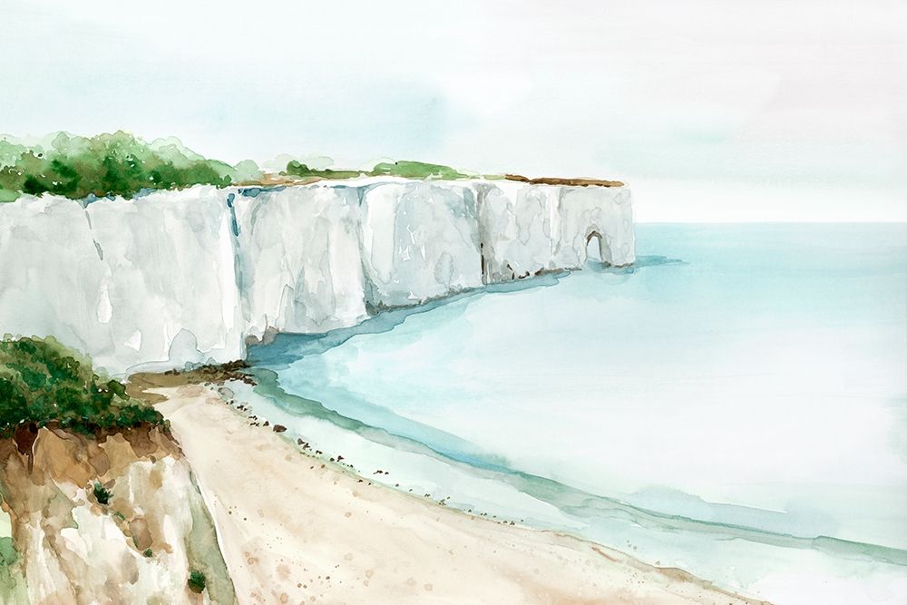A Cliff by the Sea art print by Isabelle Z for $57.95 CAD