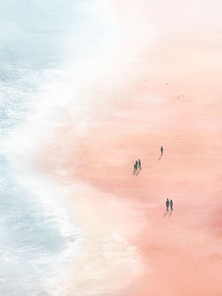 Pink Sand Beaches I art print by Isabelle Z for $57.95 CAD