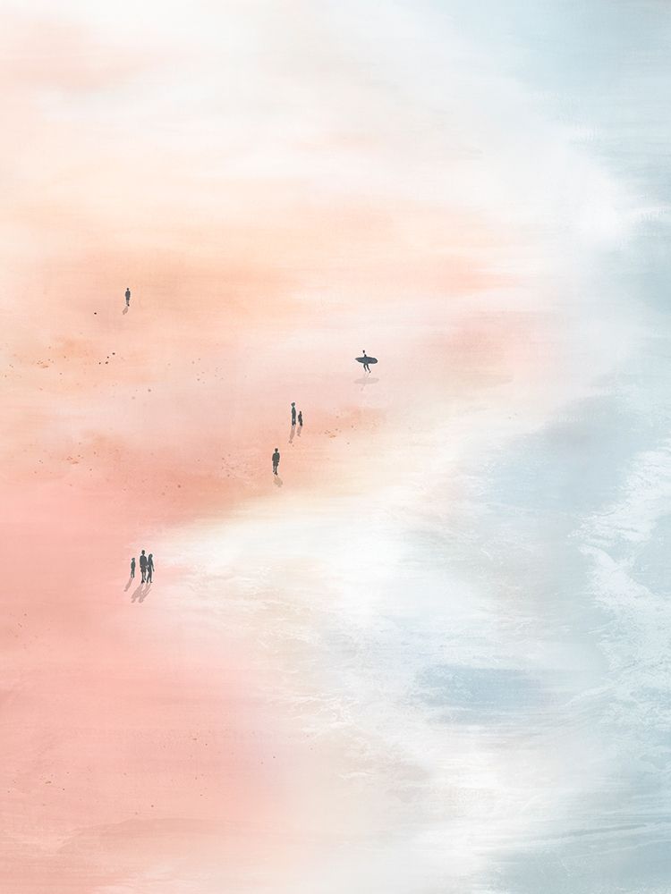 Pink Sand Beaches II art print by Isabelle Z for $57.95 CAD