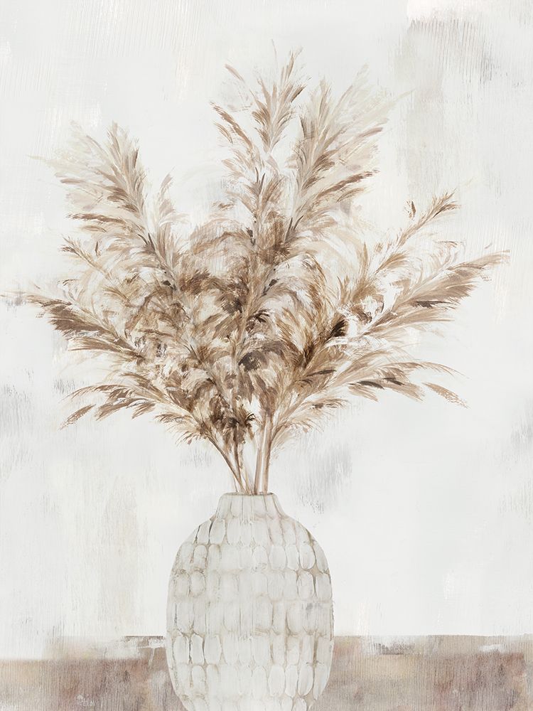 Pampas Vase II art print by Isabelle Z for $57.95 CAD