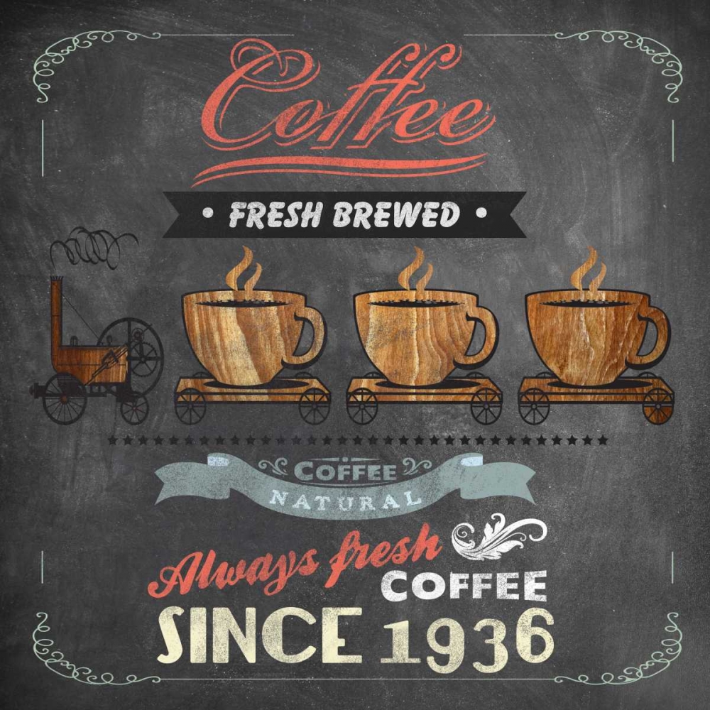 Coffee Board II art print by Drako Fontaine for $57.95 CAD