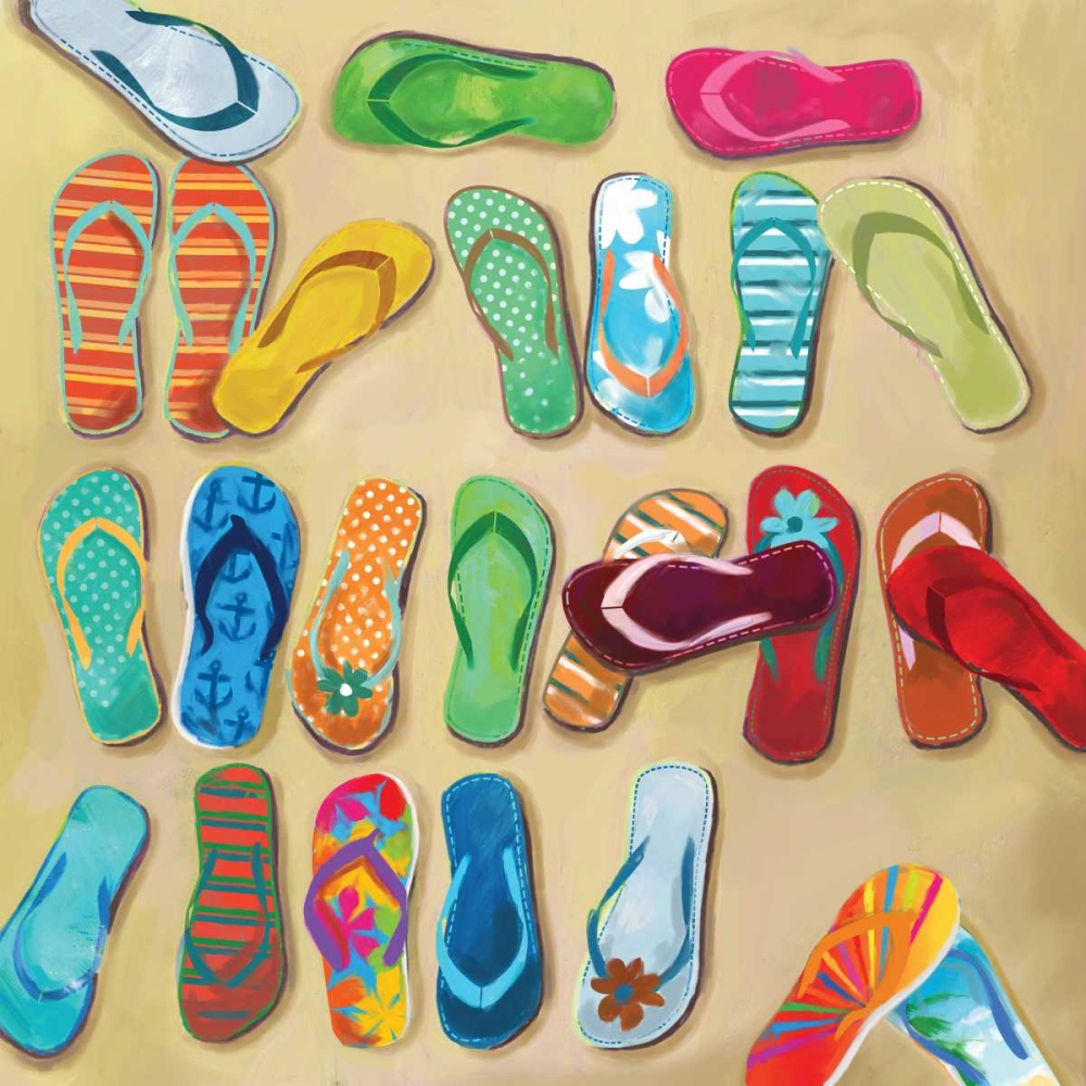 Flip Flops I art print by Drako Fontaine for $57.95 CAD