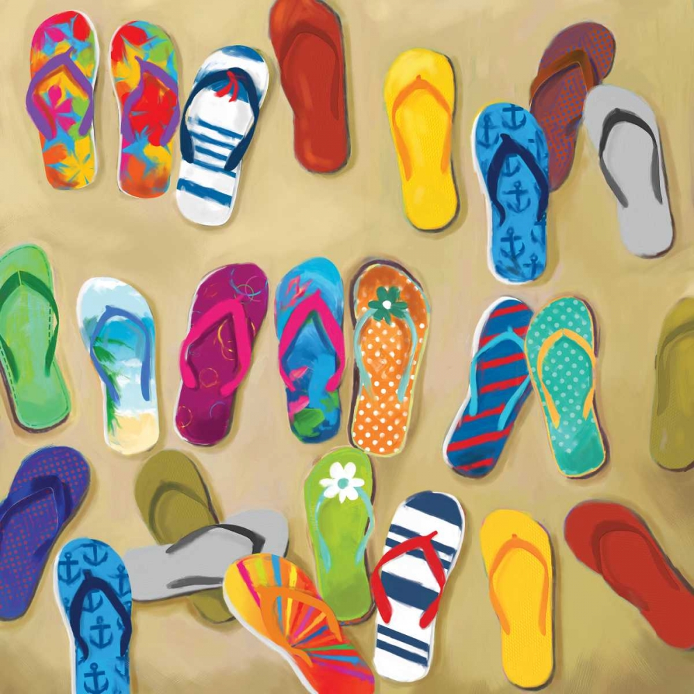 Flip Flops II art print by Drako Fontaine for $57.95 CAD