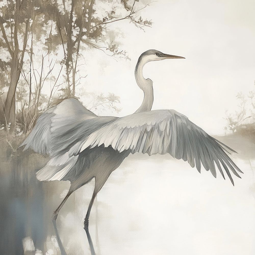 Feathers on Water I art print by Mona Grace for $57.95 CAD