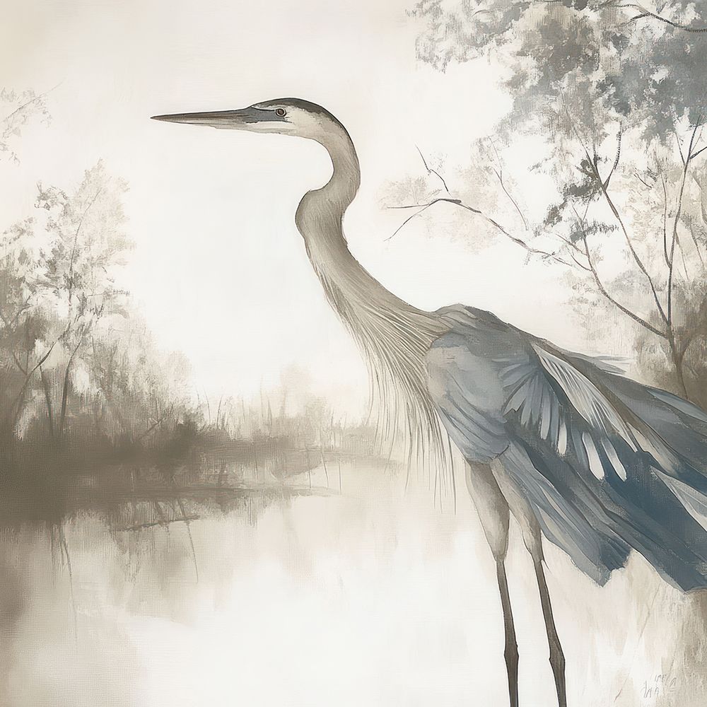 Feathers on Water II art print by Mona Grace for $57.95 CAD
