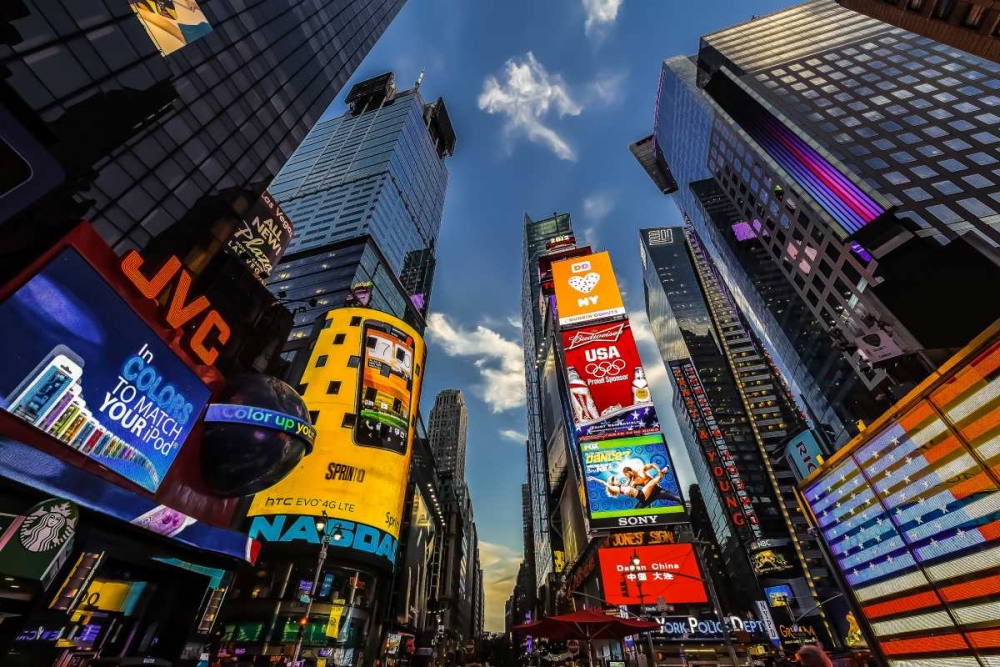 Times Square Towers art print by Guilliame Gaudet for $57.95 CAD