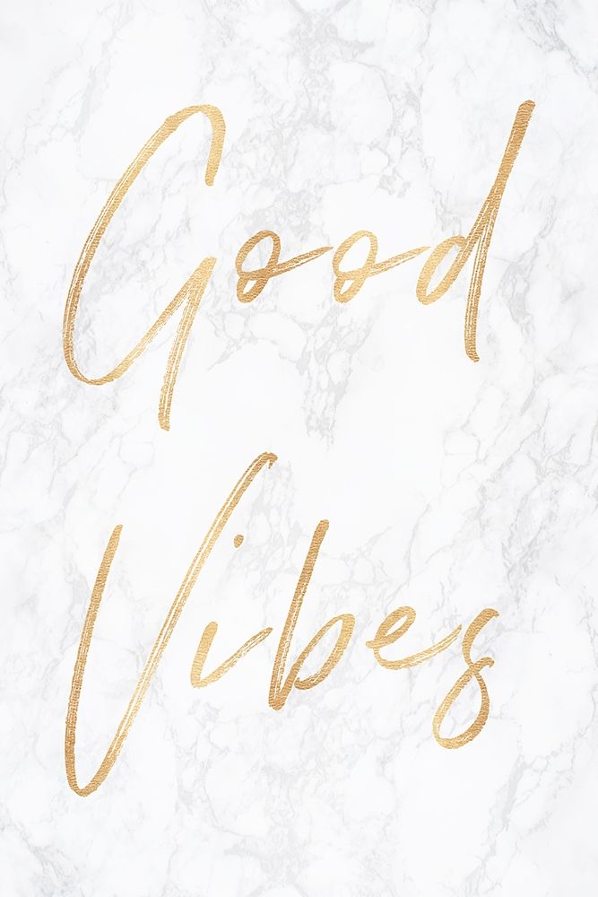 Good Vibes on Marble Quote Portrait art print by Nature Magick for $57.95 CAD