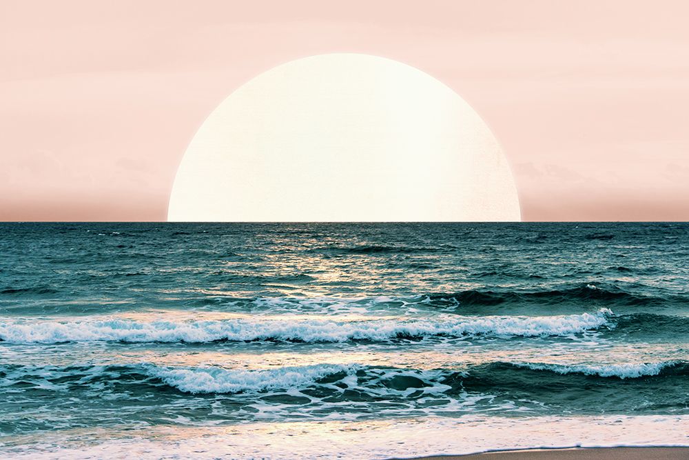 Summer Ocean Sunset art print by Nature Magick for $57.95 CAD