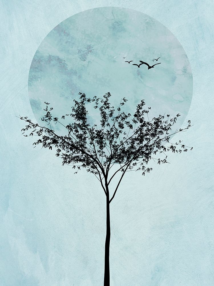Full Moon Tree III  art print by Hal Halli for $57.95 CAD