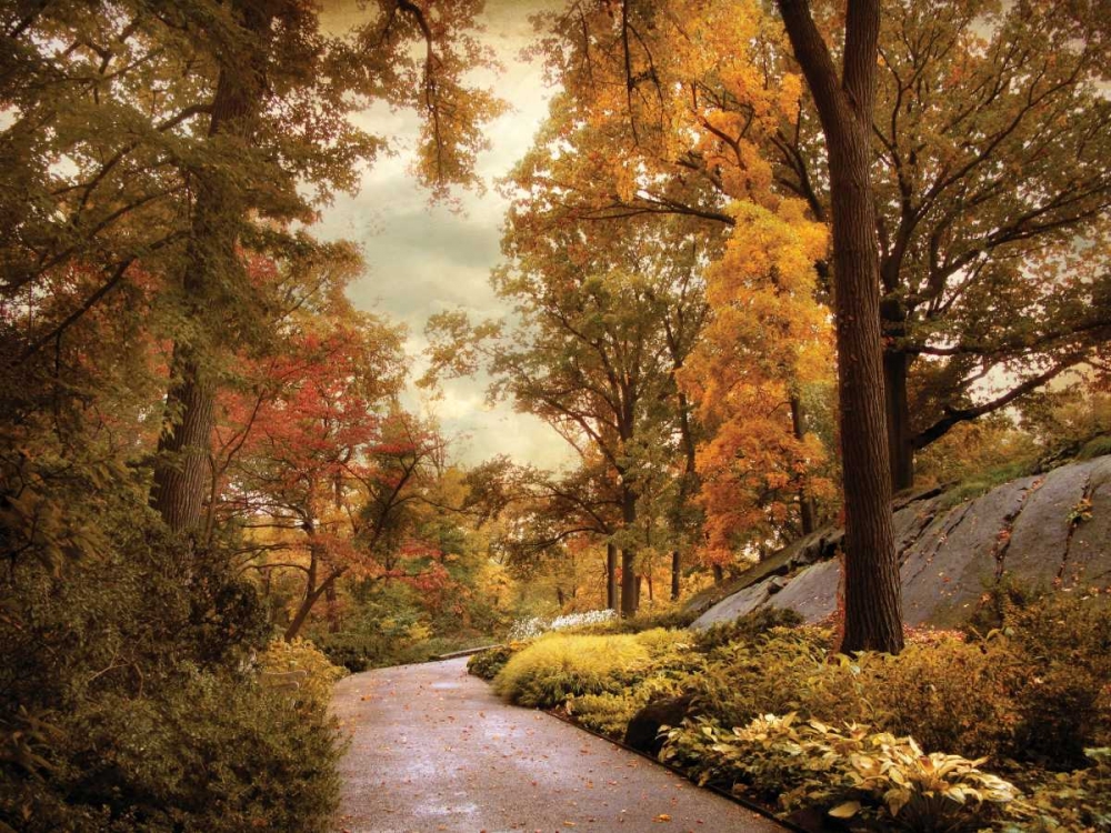 Azalea Garden in Autumn art print by Jessica Jenney for $57.95 CAD