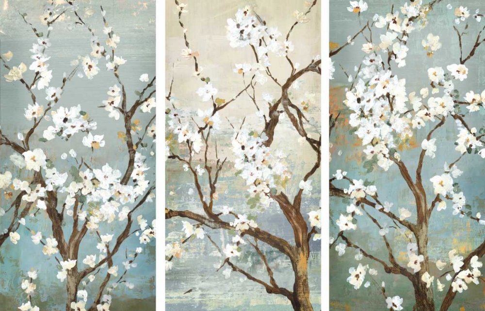 Triptych in Bloom art print by Asia Jensen for $57.95 CAD