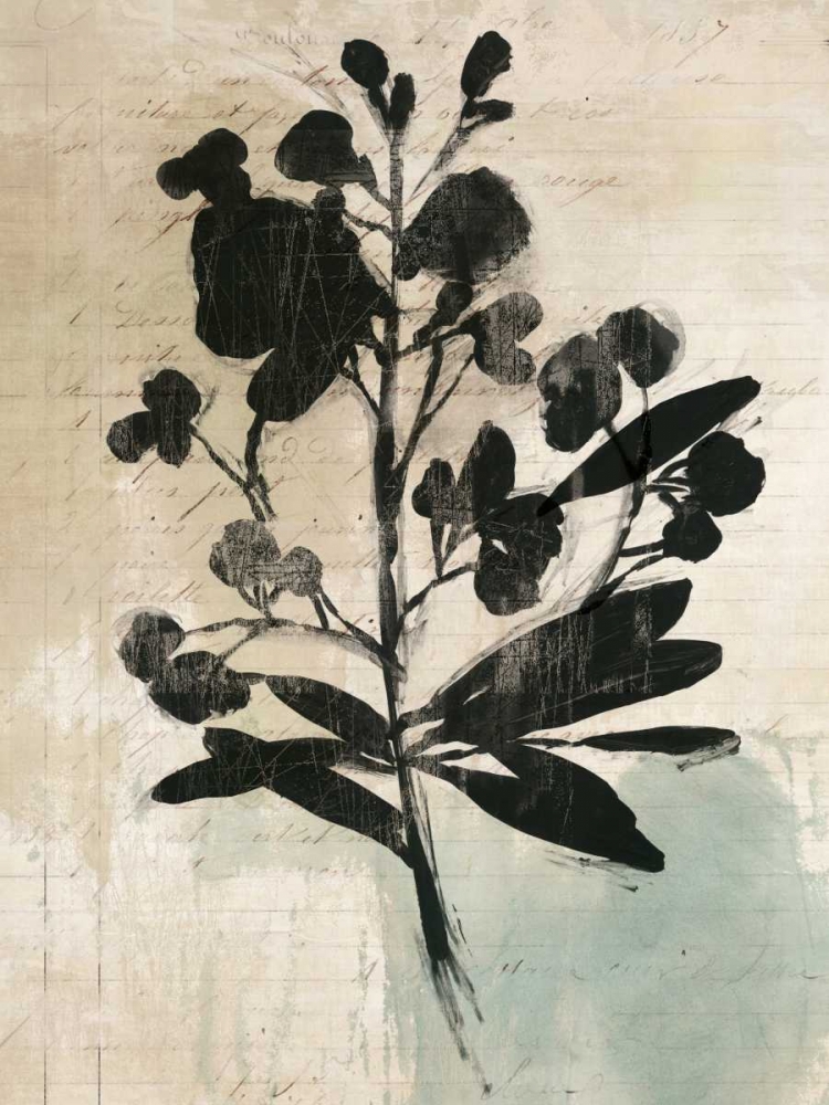 Inky Floral III art print by Asia Jensen for $57.95 CAD