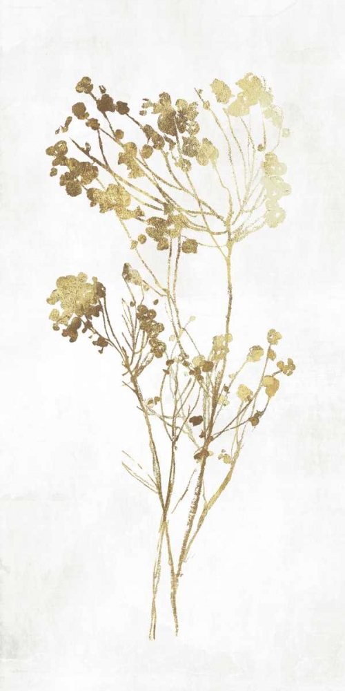 Gold Botanical II art print by Asia Jensen for $57.95 CAD